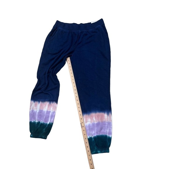 NWT Wildfox blue Tie-Dye Jogger sweatpants sz Large - Picture 2 of 5